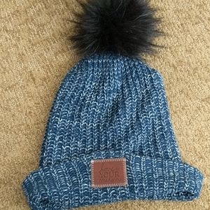 Love Your Melon pom hat